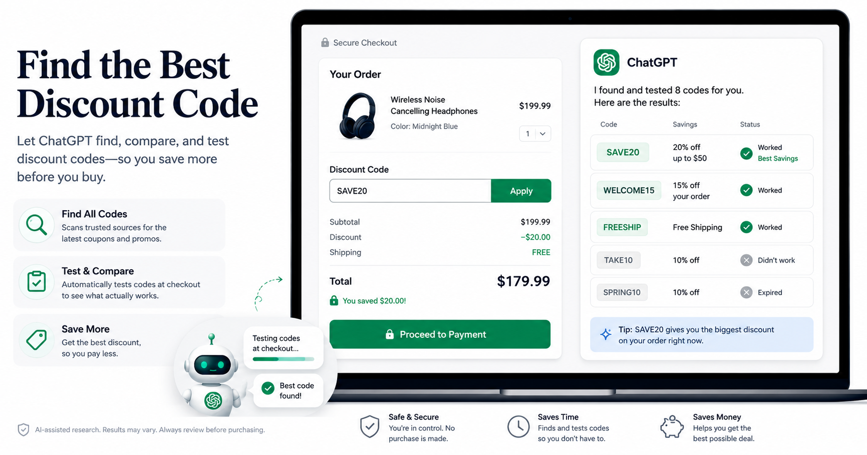ChatGPT Discount Codes: Find and Test Coupons Before Buying